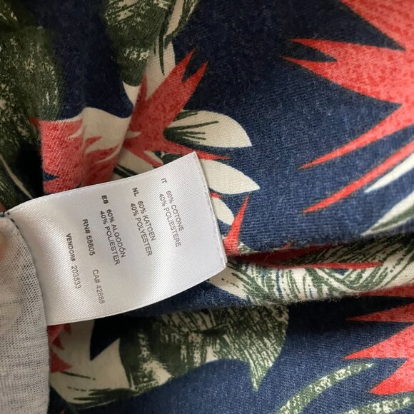 HB Mens Navy Blue Crew Neck Short Sleeve Leaf Print T-Shirt Size 3XLT Lot Of 2 - Picture 10 of 16